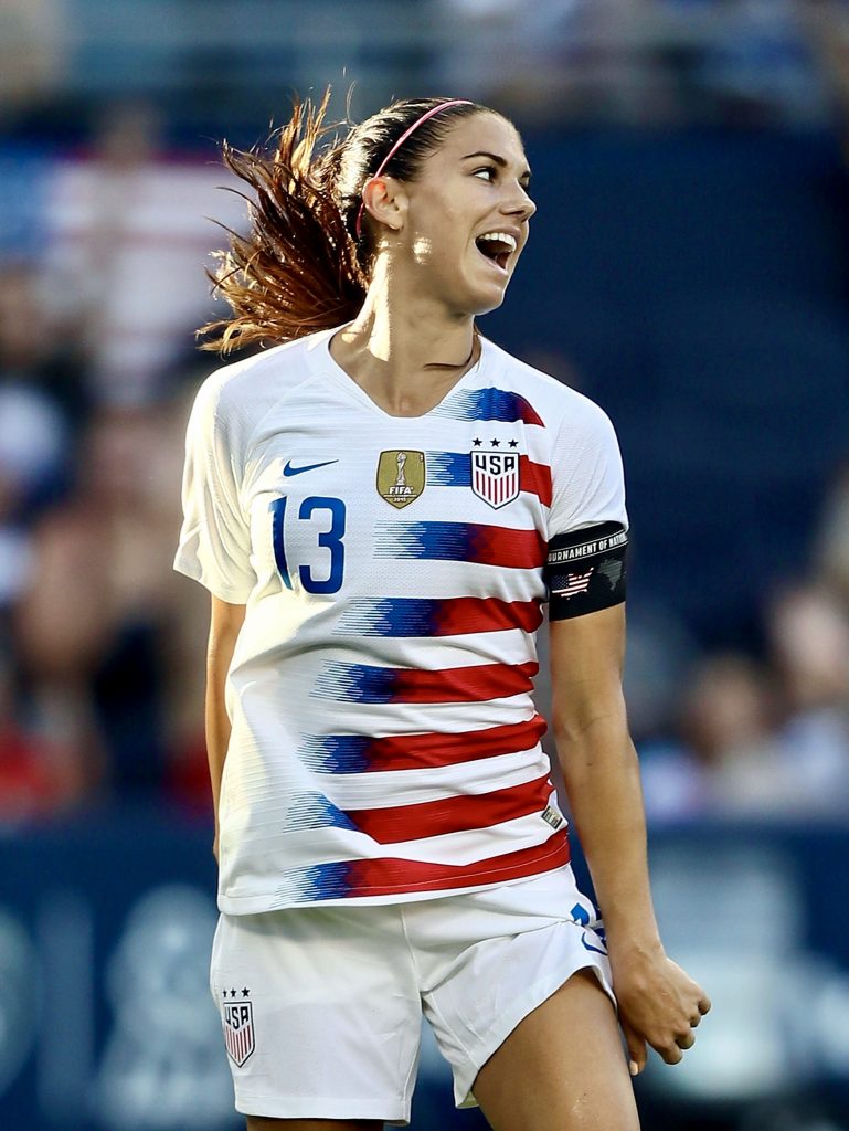 Alex Morgan athletic soccer